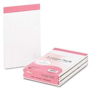 Breast Cancer Awareness Perforated Pads, Jr. Legal Size, 50 Sheets/Pad 