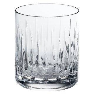   Glass Clipper Ship Pattern 14 Ounce Double Old Fashion Glass, Set of 4