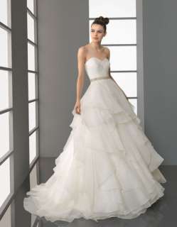 New white/ivory A Line Sweetheart Pleated wedding dress Wedding Gown 