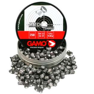 Gamo Match .22 Cal, 13.88 Grains, Wadcutter, 250ct 