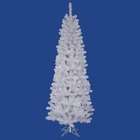 Vickerman Polizia White Salem Pencil Pine XXXT Christmas Tree