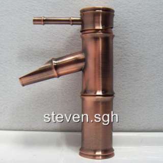 faucet mixer tap 5312c bamboo desgin antique copper finish single hole 