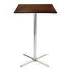 Winsome Kallie Square Pub Table with X Base