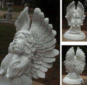 Concrete latex fiberglass mold Angel Statue  