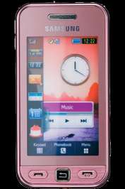 Tesco Mobile Samsung Tocco lite mobile phone Pink 