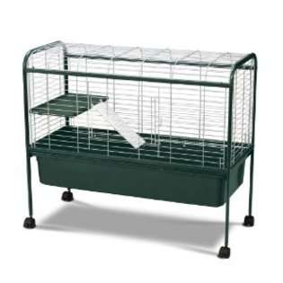 Indoor Rabbit Cage Medium with Ramp  SportsmanSavings Pet Supplies 