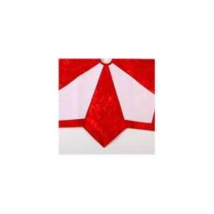  48 Star shaped Red and White Peppermint Velvet Christmas 