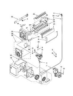 KENMORE Refrigerator Liner Parts  Model 10672203201 