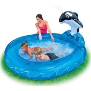 Intex Inflatable Spray N Splash Whale Spray Kiddie Pool 