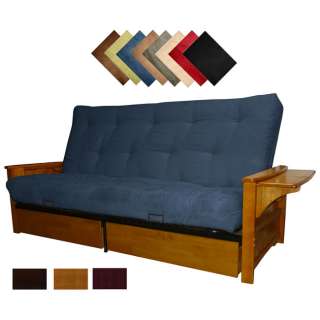  Burbank Microfiber Suede Inner Spring Full size Futon 