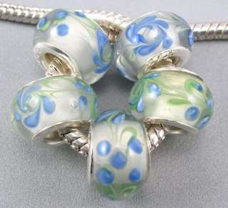 10 Handmade Murano Glass Beads Fit Charm Bracelet ☆G101  