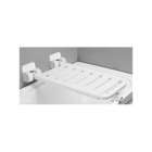   ADA Compliant Bath Tub Folding Seat   Finish Ivory, Size 31