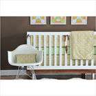 Inspired Crib Bedding Geox Orange and Green Crib Bedding Collection (4 