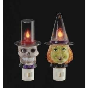 Club Pack of 12 Roman Lights Spooky Witch & Scull Halloween Night 