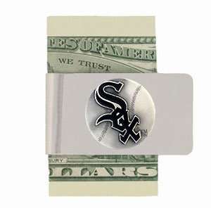   Sculpted & Enameled Pewter Moneyclip   Chicago White Sox Money Clip
