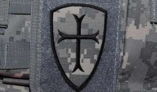 Crusaders Templar Knights Order Shield ACU Patch velcro  