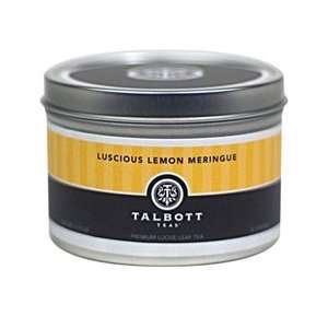 Luscious Lemon Meringue Talbott Tea 2.12 Oz Tin  Grocery 