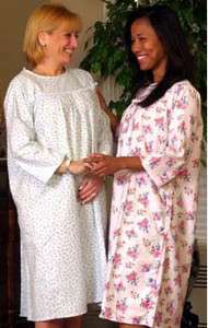 Womens Adaptive Flannel Backwrap Gown  