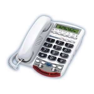  76566 Voice Carry Over Phone   White Electronics