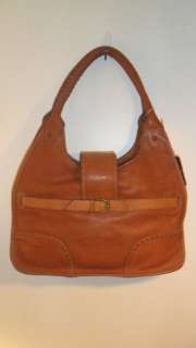 ColeHaan Tan leather belted handbag  