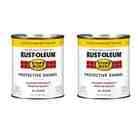   Oleum Stops Rust 32 oz. Gloss Oil Based Sunburst Yellow Paint (2 Pack