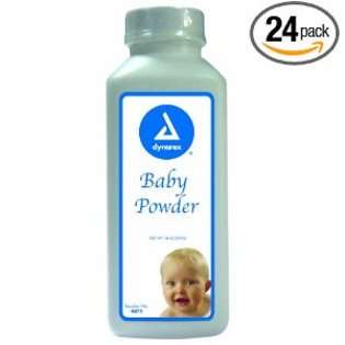 Dynarex Baby Powder, 14 Ounce Bottles, 24 Count 