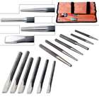 Neiko Punch and Chisel Set with Carrying Pouch   12 Pieces