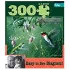 Buffalo Games Hummingbirds and Fuschia Large Piece Puzzle 300 Pcs