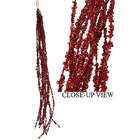 Kurt Adler Casino Royale Red Beaded Sequin Tassel Christmas Ornament 