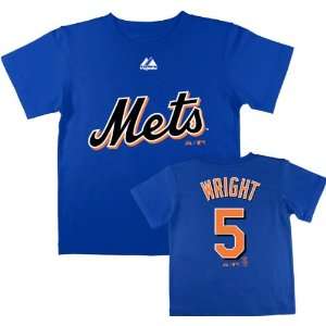  David Wright New York Mets Kids (4 7) Royal Blue Name and 