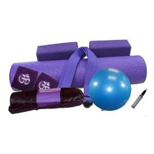  Clearance Price GOGO™ 7 in 1 Purple Yoga Fitness Kit 