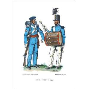 Seventh Infantry, 1835 20x30 poster 