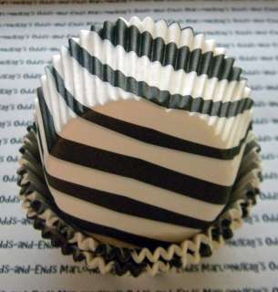 NIP 75 Pc Zebra Cupcake Baking Liners, Parties, Baby Showers FAST 