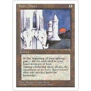    Ivory Tower (Magic the Gathering  4th Edition Rare) Toys & Games