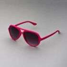 Bongo Women’s Junior’s Accessories Sunglasses Rubber Aviator Pink 