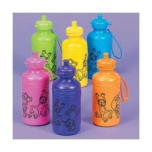  Neon Monkey Water Bottle (1 dozen)   Bulk [Toy 