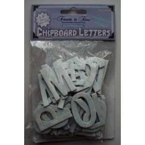  Forever in Time Chipboard Letters   1.5   52 pcs Arts 