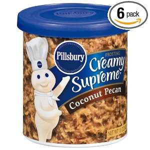 Pillsbury Frosting Ready To Spread Coconut Pecan, 15 Ounce Containers 
