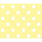 SheetWorld Fitted Cradle Sheet   Pastel Yellow Polka Dots Woven   18 