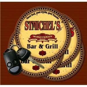  STMICHELS Family Name Bar & Grill Coasters Kitchen 