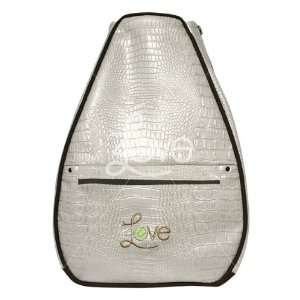  40 Love Courture Pearl Croc Tennis Backpack Sports 