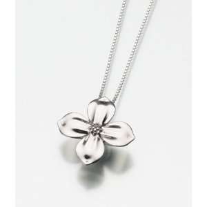  Sterling Silver Dogwood Blossom Cremation Jewelry Jewelry