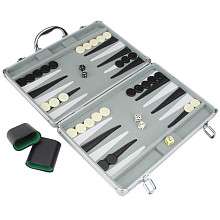   Deluxe Backgammon Board Game in Aluminum Case   Toys R Us   