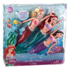 Disney Princess The Little Mermaid Doll 3 Pack   Mattel   Toys R 