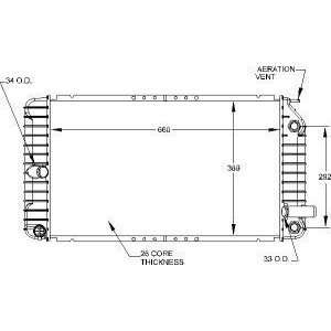  Visteon 9295 Radiator Automotive