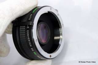 Nikon 2X Quantaray teleconverter lens AI 7 element  
