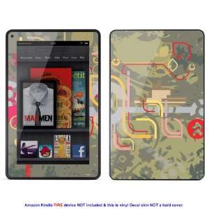   Skin sticker for  Kindle Fire case cover Kfire 446 Electronics