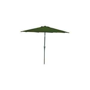  9 Polyester Green Market Umbrella   by Bond