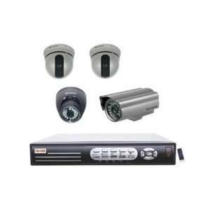 Four Channel CCTV HDD DVR and Camera Kit (SZQ301 