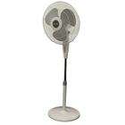 Holmes HSF1610A 16 Inch 3 Speed Oscillating Floor Fan   White